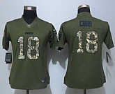 Women Nike Limited Green Bay Packers #18 Cobb Green Salute To Service Jersey,baseball caps,new era cap wholesale,wholesale hats